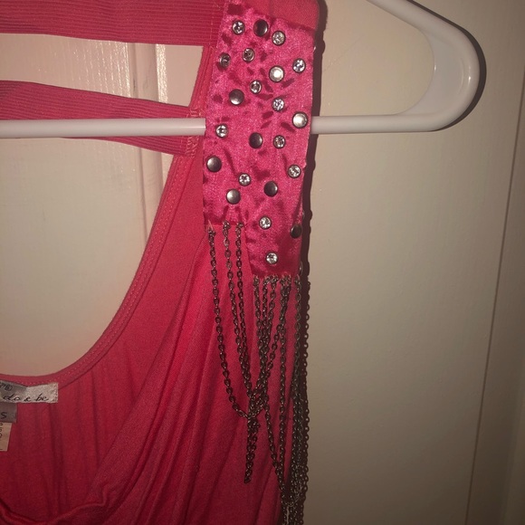 Coral dressy tank top - Picture 4 of 6